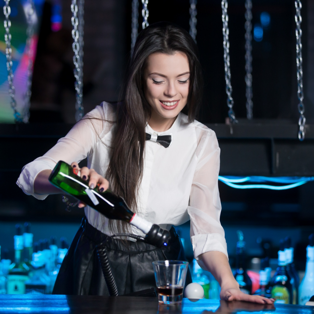 Female Bartender