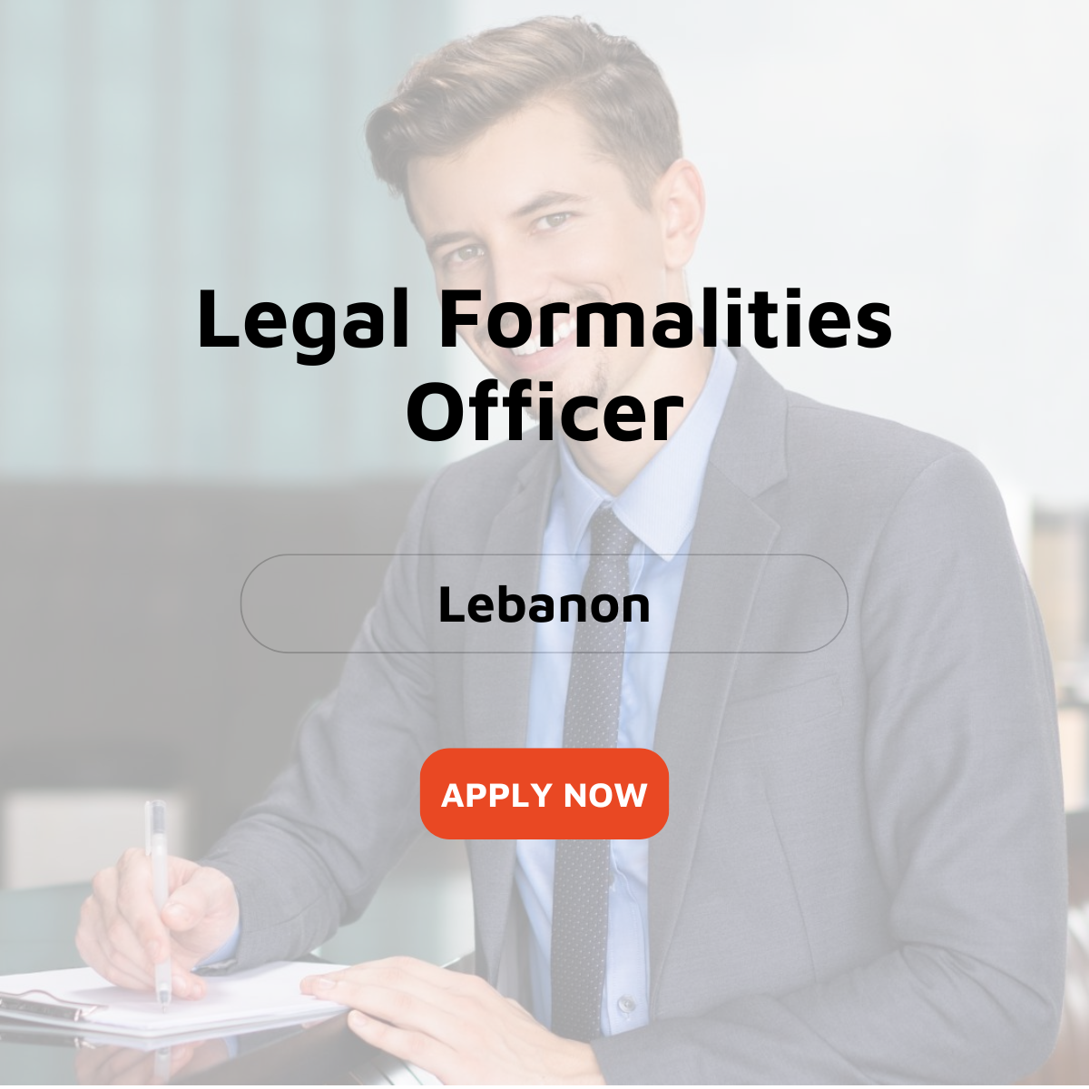 Legal Formalities Officer
