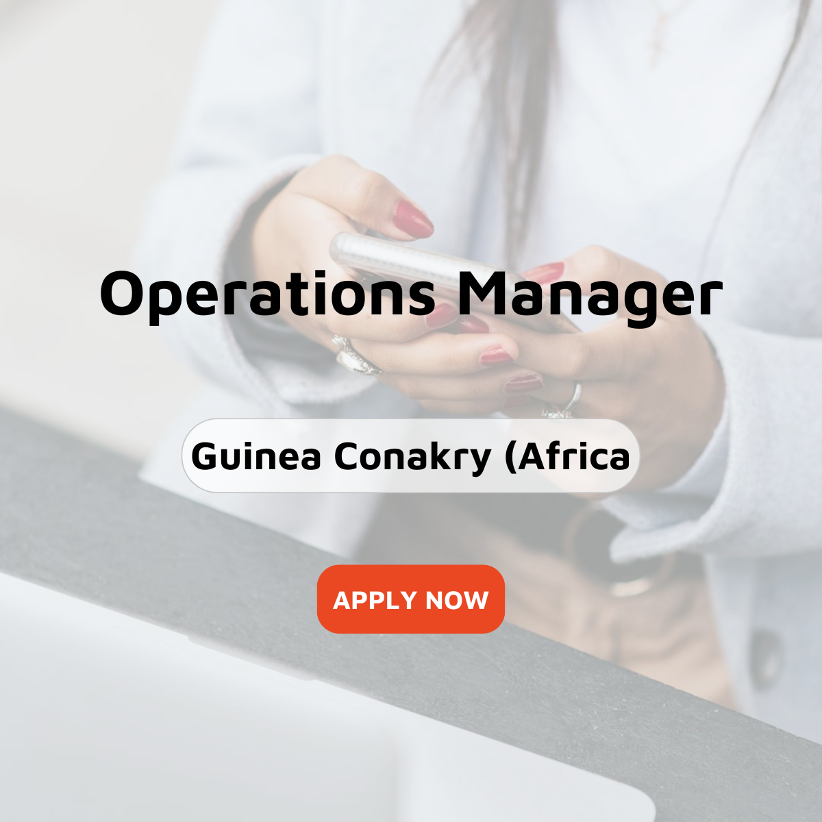 Operations Manager (Guinea Conakry)